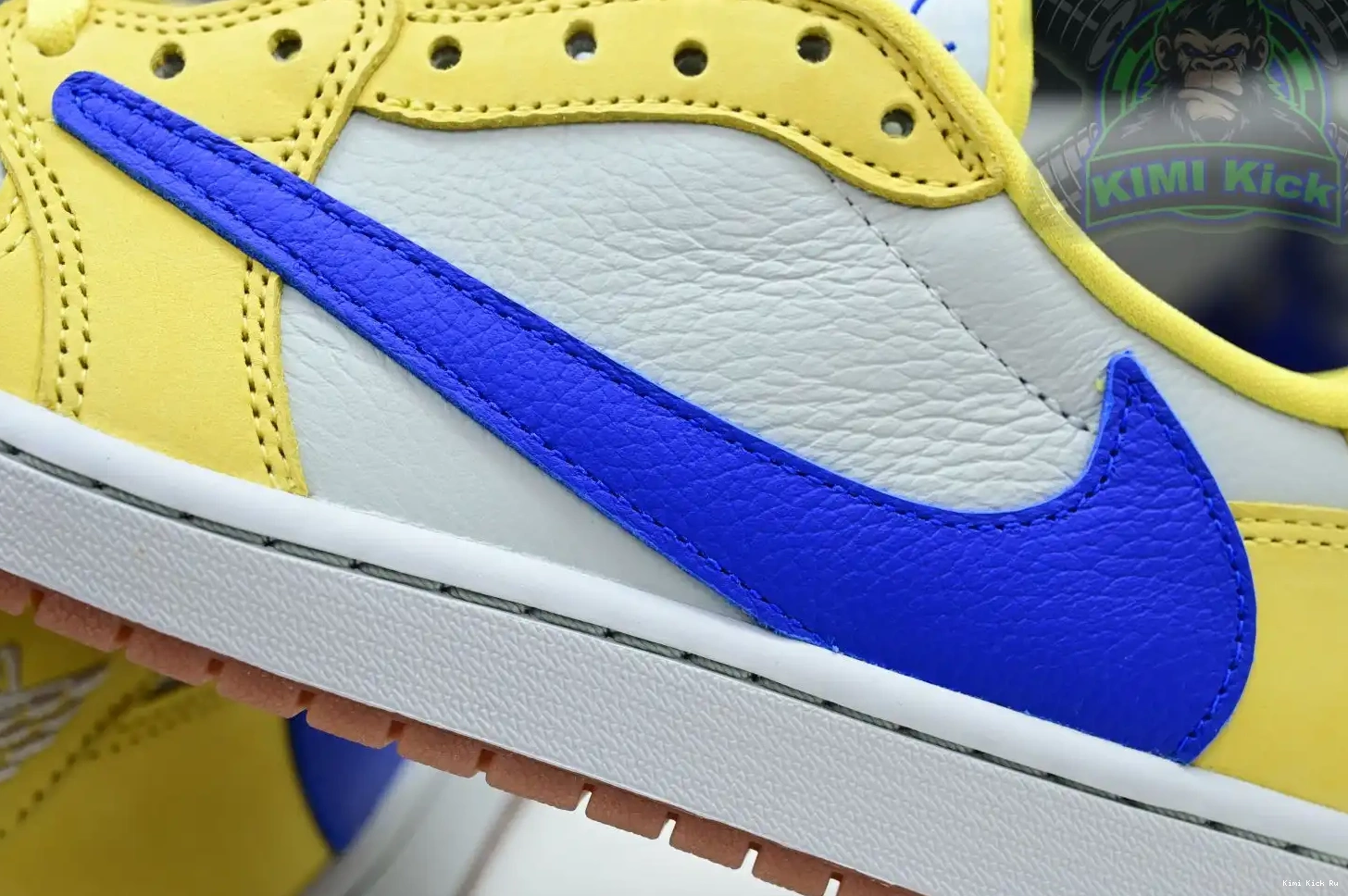 Kimikick Air 1Low x Jordan Canary Scott Travis Jordan 0325